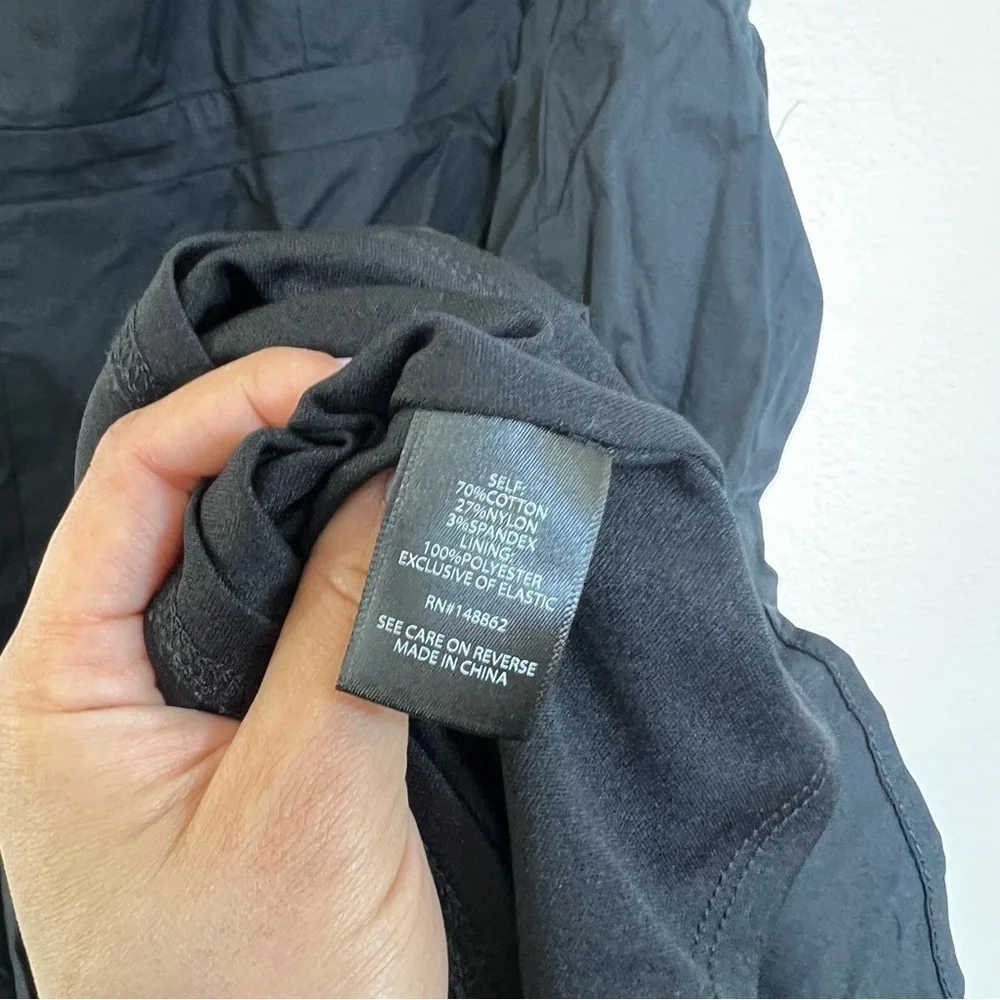 Torrid- NWOT Black Poplin Puff Sleeve Midi Dress- 1